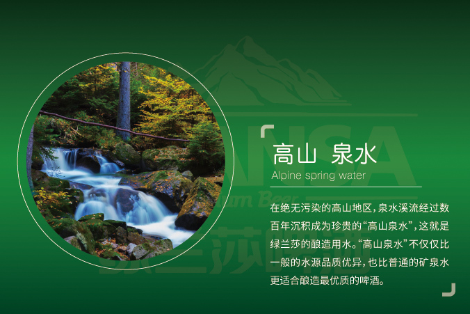 綠蘭莎啤酒   包裝設計 產品包裝設計 包裝盒設計