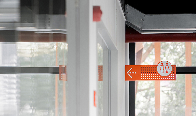 園區空間設計，空間導視設計，路牌設計