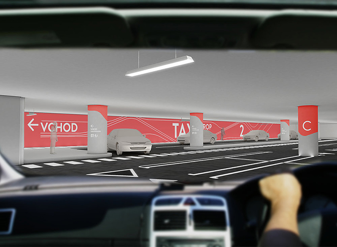 商場導視設計  停車場導視設計   導視牌設計